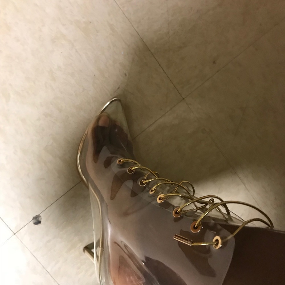 Gold Transparent rich boot